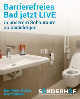 ♿ Barrierefreies Bad –
jetzt LIVE in unserem Schauraum
Ein barrierefreies Bad bedeutet mehr als nur Komfort – es schafft Sicherheit, Selbstständigkeit und Lebensqualität.
In unserem Schauraum zeigen wir am Beispiel eines barrierefreien WC-Bereichs, worauf es bei einer modernen, durchdachten Badplanung ankommt.
👉 Die Highlights:
✔ Unterfahrbares Waschbecken
✔ Hochklappbare Haltegriffe
✔ Ausreichende Bewegungsflächen
✔ Sensorarmatur für einfache Bedienung
✔ Rutschfester Boden
✔ Notrufmöglichkeit für mehr Sicherheit
Ob altersgerechter Umbau, barrierefreie Sanierung oder vorausschauende Planung im Neubau – wir beraten Sie individuell und finden gemeinsam die passende Lösung.
Unser neuer Standort steht für Innovation – vom barrierefreien Bad bis zum einzigartigen Heizungstechnik-Schauraum erleben Sie moderne Gebäudetechnik hautnah.
💡 Durchdacht geplant. Sicher umgesetzt. Komfortabel im Alltag.
#sonderhof #badsanierung #barrierefreiesbad #heizungstechnik